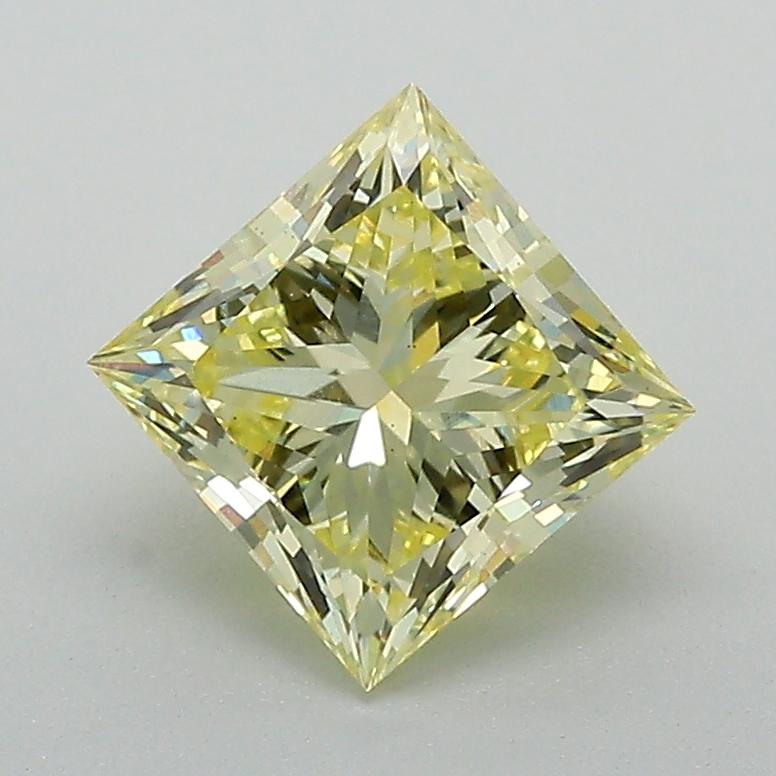 1.59 Ct. Fancy Intense Yellow Princess Lab Grown Diamond