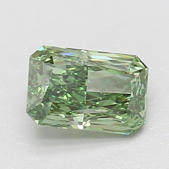 1.02 Ct. Fancy Vivid Green Radiant Lab Grown Diamond