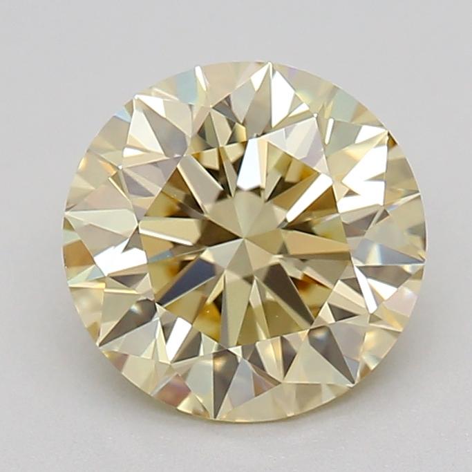 1.01 Ct. Fancy Light  Yellow Round Lab Grown Diamond