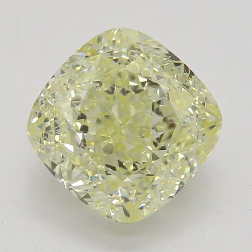 1.61 Ct. Fancy Light Yellow Cushion Diamond