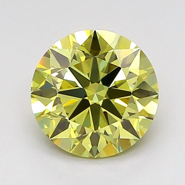 1.41 Ct. Fancy Light Yellow Round Lab Grown Diamond