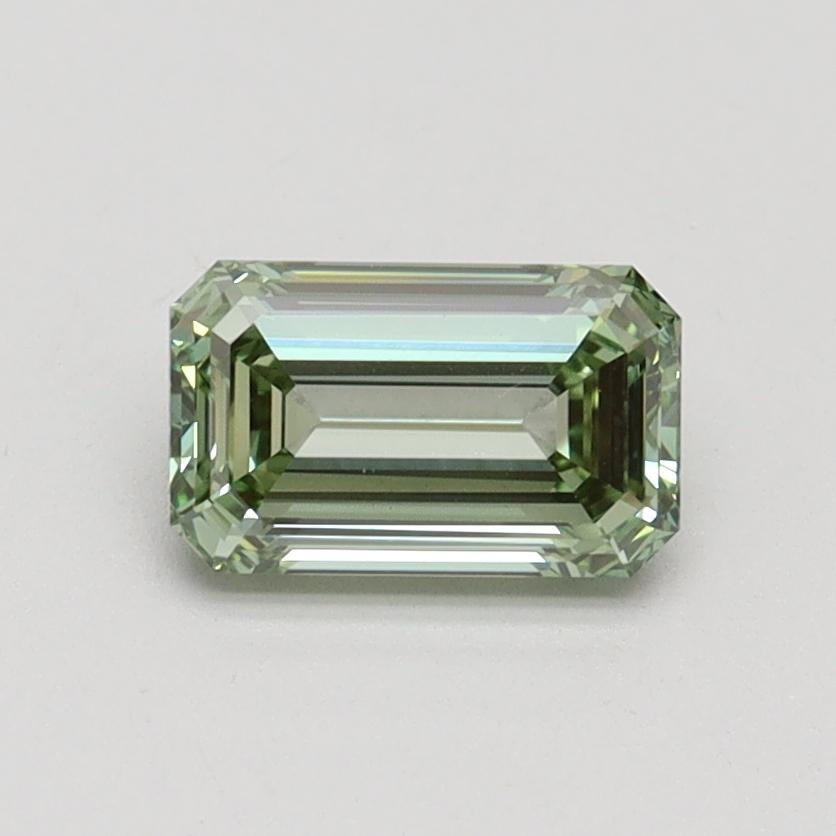 0.81 Ct. Fancy Intense Green Emerald Lab Grown Diamond