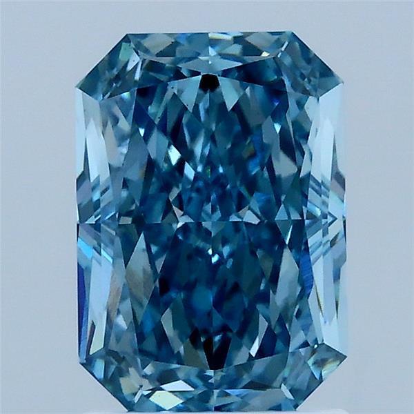 2.15 Ct. Fancy Vivid Blue Radiant Lab Grown Diamond