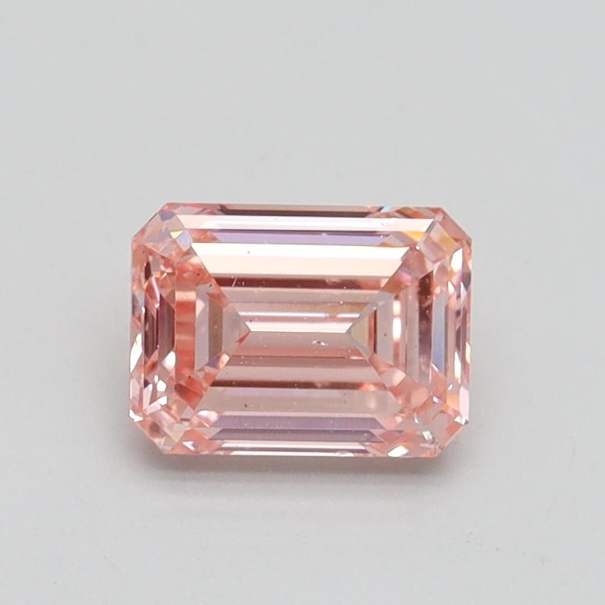 1.00 Ct. Fancy Intense Pink Emerald Lab Grown Diamond