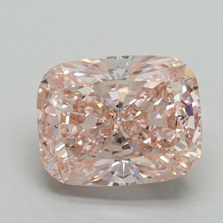 1.62 Ct. Fancy Intense Pink Cushion Lab Grown Diamond