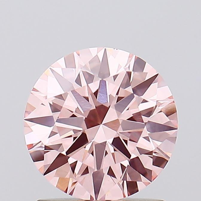 1.27 Ct. Fancy Intense Pink Round Lab Grown Diamond