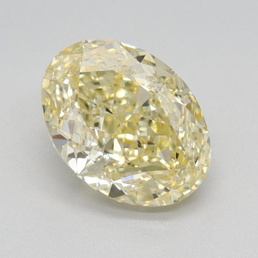 1.22 Ct. Fancy Intense Yellow Oval Lab Grown Diamond