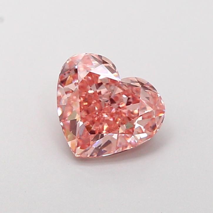 1.13 Ct. Fancy Intense Pink Heart Lab Grown Diamond
