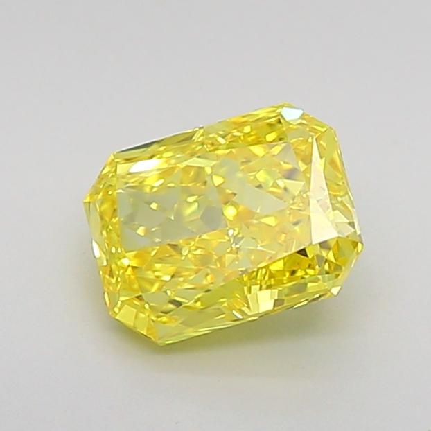 1.07 Ct. Fancy Vivid  Yellow Radiant Lab Grown Diamond