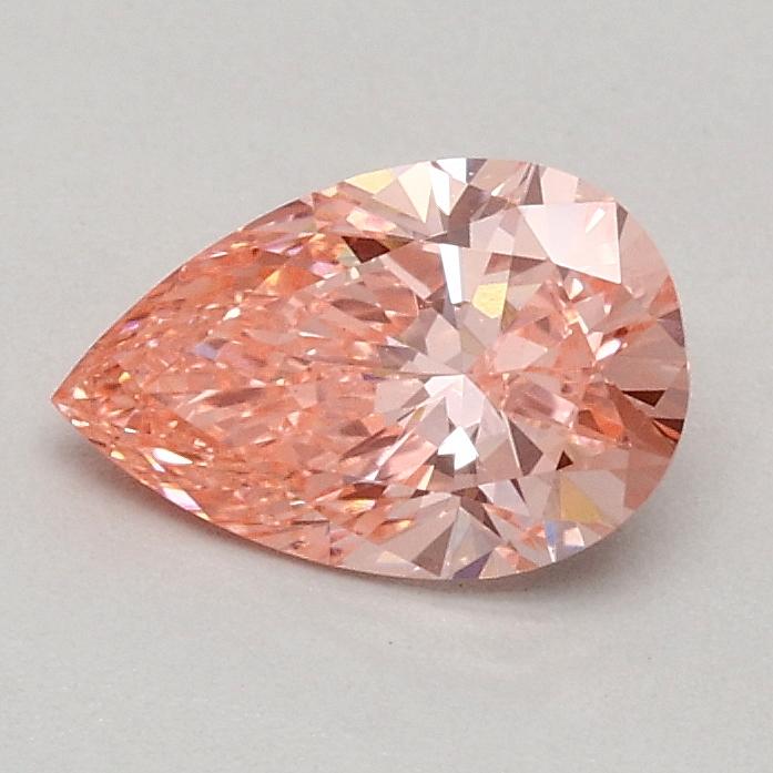 0.53 Ct. Fancy Vivid Pink Pear Lab Grown Diamond