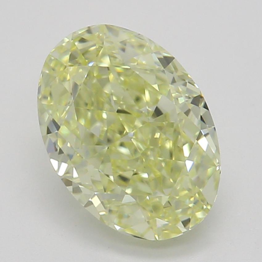 1.05 Ct. Fancy Light Yellow Oval Diamond