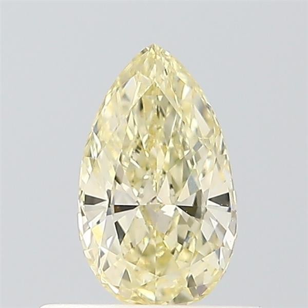 0.55 Ct. Fancy Light Yellow Pear Lab Grown Diamond