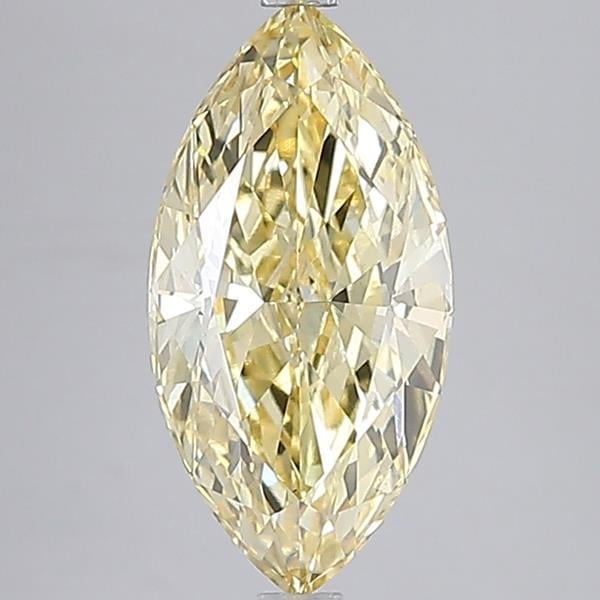 4.08 Ct. Fancy Intense Yellow Marquise Lab Grown Diamond