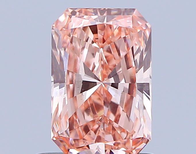 0.75 Ct. Fancy Intense Pink Radiant Lab Grown Diamond