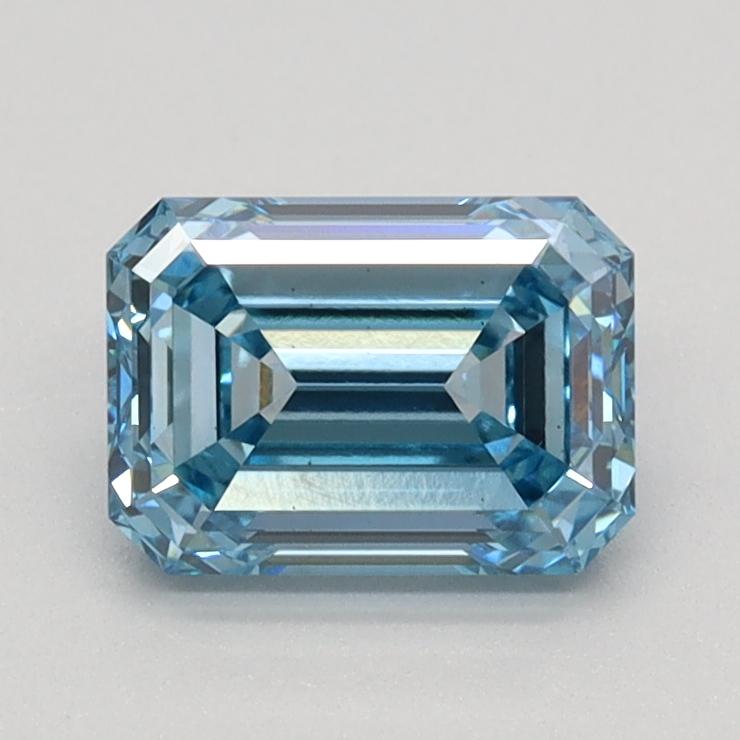 1.04 Ct. Fancy Intense Blue Emerald Lab Grown Diamond