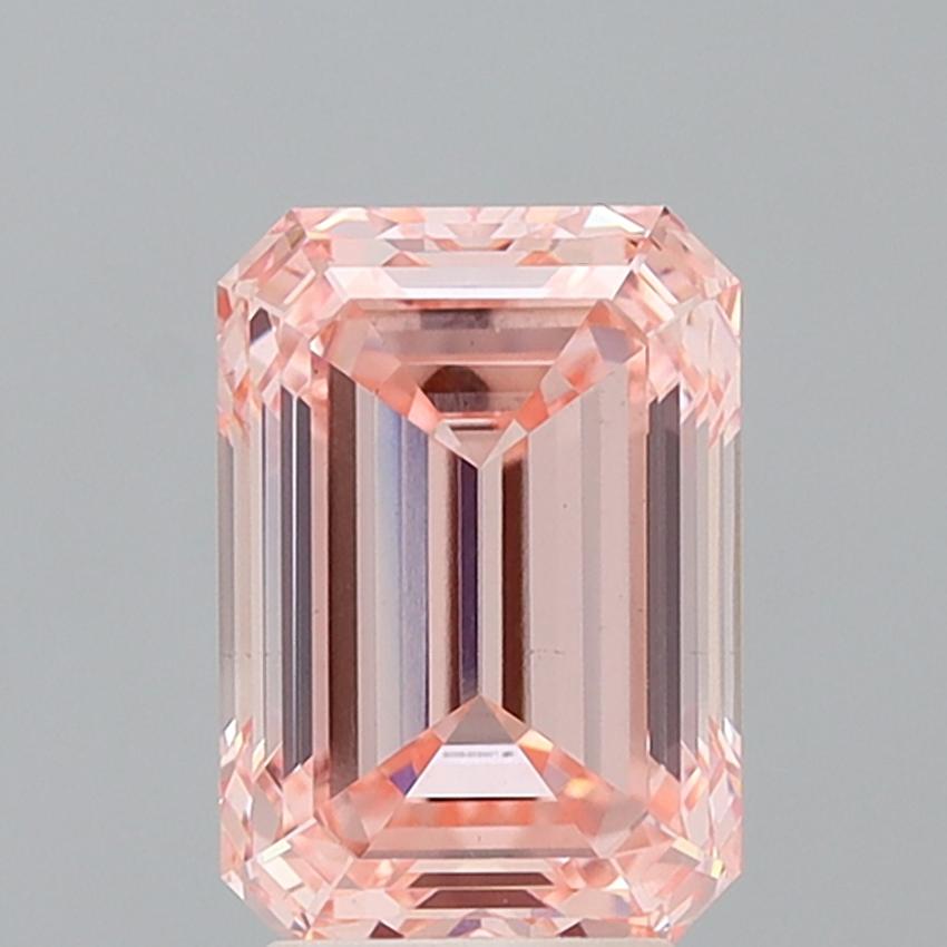 4.04 Ct. Fancy Intense Pink Emerald Lab Grown Diamond