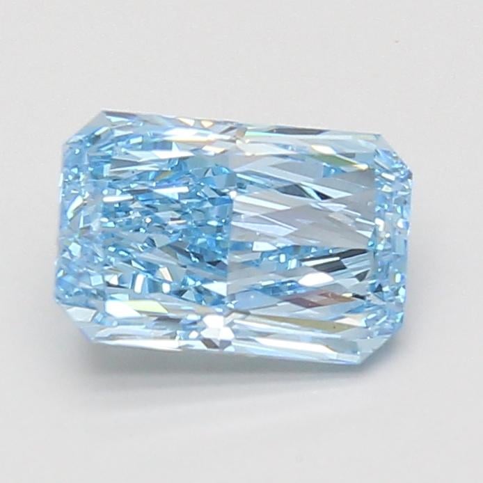 2.00 Ct. Fancy Vivid Blue Radiant Lab Grown Diamond