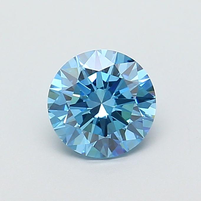 1.16 Ct. Fancy Vivid Blue Round Lab Grown Diamond