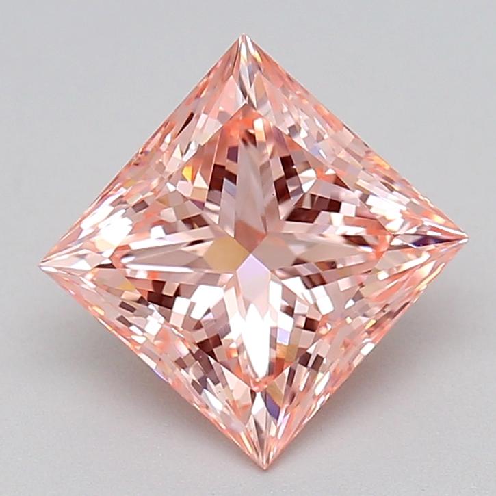 2.02 Ct. Fancy Vivid  Pink Princess Lab Grown Diamond