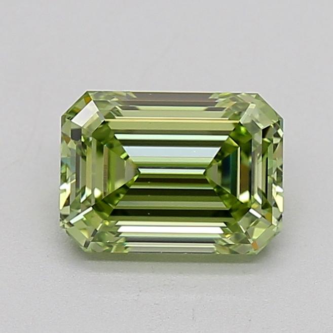 1.28 Ct. Fancy Vivid  Green Emerald Lab Grown Diamond