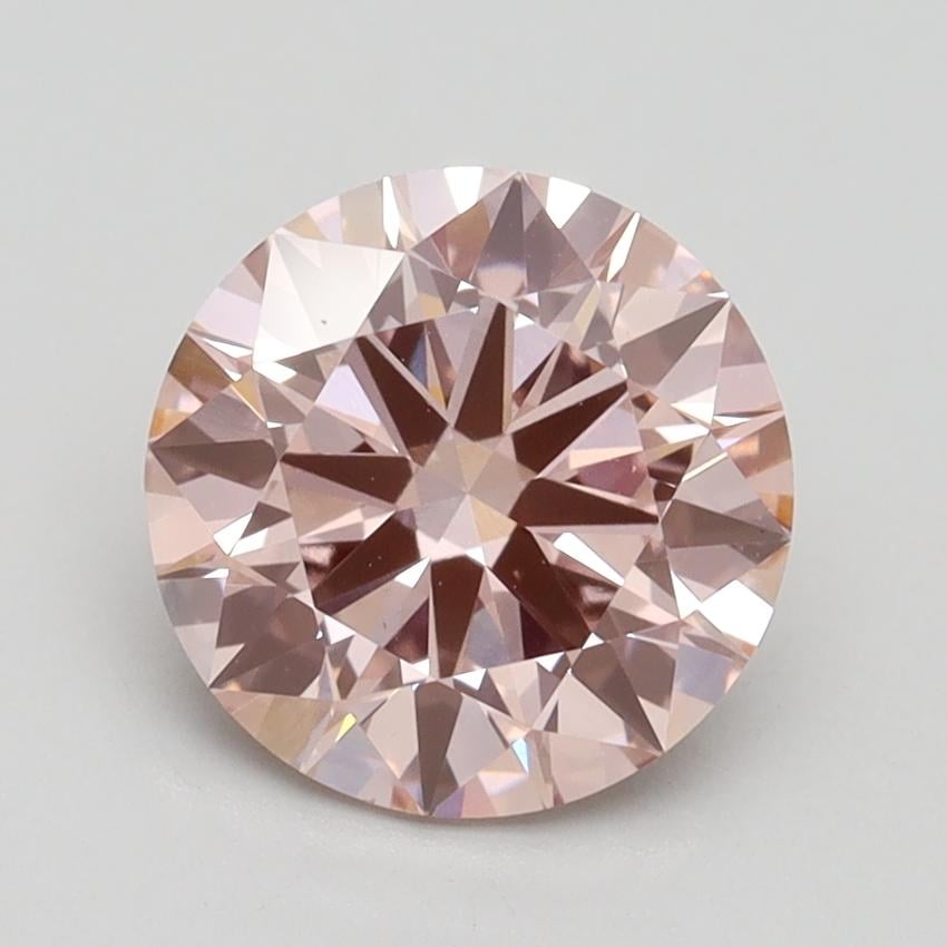 2.02 Ct. Fancy Intense Pink Round Lab Grown Diamond