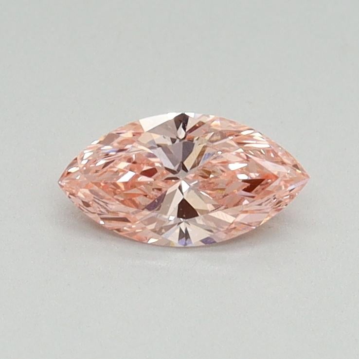 0.34 Ct. Fancy Vivid Pink Marquise Lab Grown Diamond