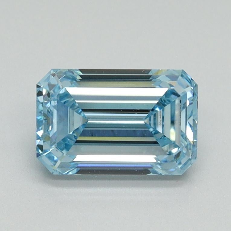 1.07 Ct. Fancy Intense Blue Emerald Lab Grown Diamond