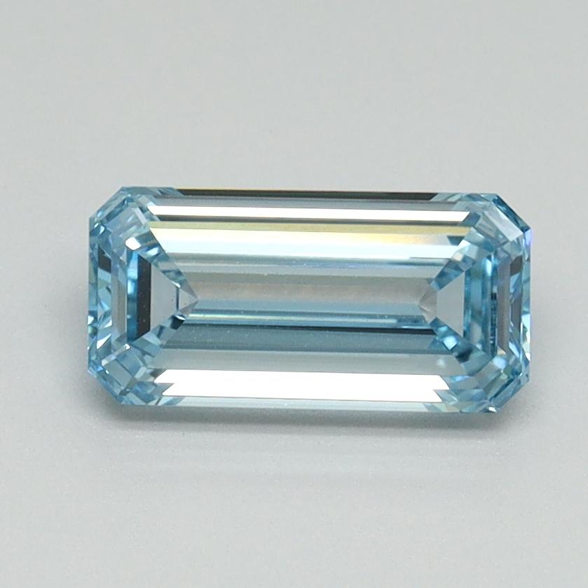 1.02 Ct. Fancy Intense Blue Emerald Lab Grown Diamond