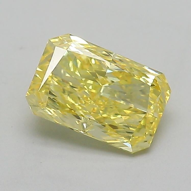 1.54 Ct. Fancy Intense  Yellow Radiant Lab Grown Diamond
