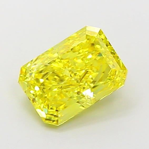1.63 Ct. Fancy Vivid Yellow Radiant Lab Grown Diamond