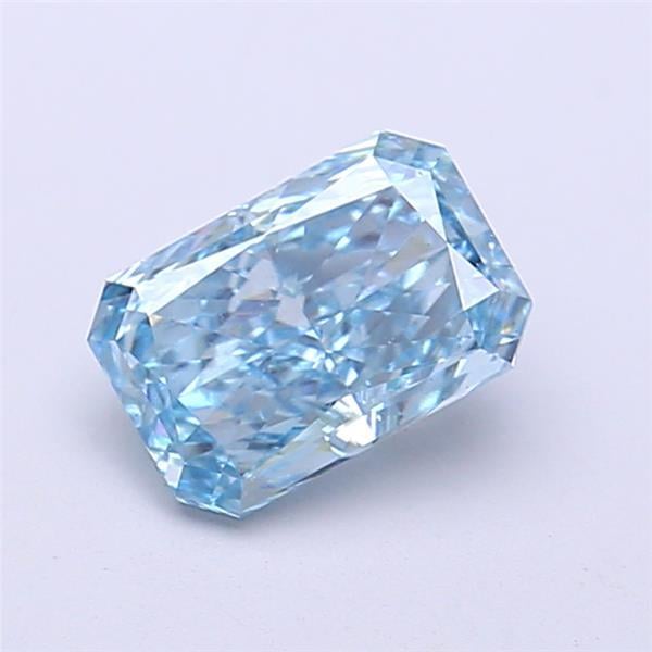 1.16 Ct. Fancy Vivid Blue Radiant Lab Grown Diamond