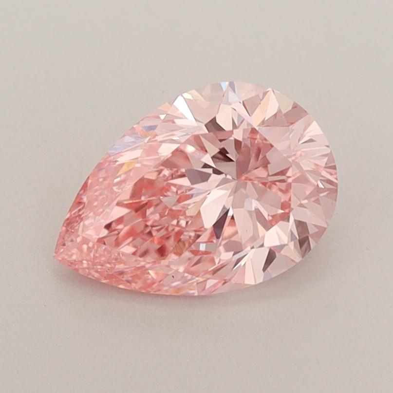 0.94 Ct. Fancy Vivid Pink Pear Lab Grown Diamond