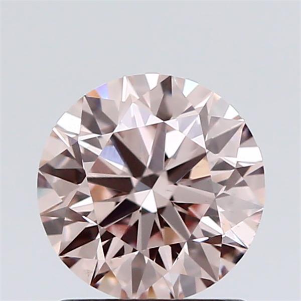 1.11 Ct. Fancy Light Pink Round Lab Grown Diamond