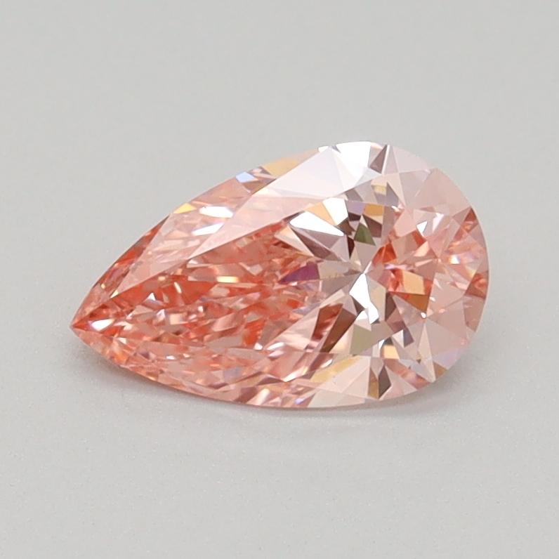 0.70 Ct. Fancy Intense Pink Pear Lab Grown Diamond