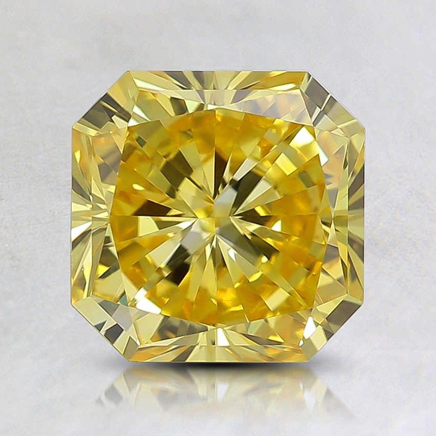 1.78 Ct. Fancy Vivid Orangy Yellow Radiant Lab Grown Diamond