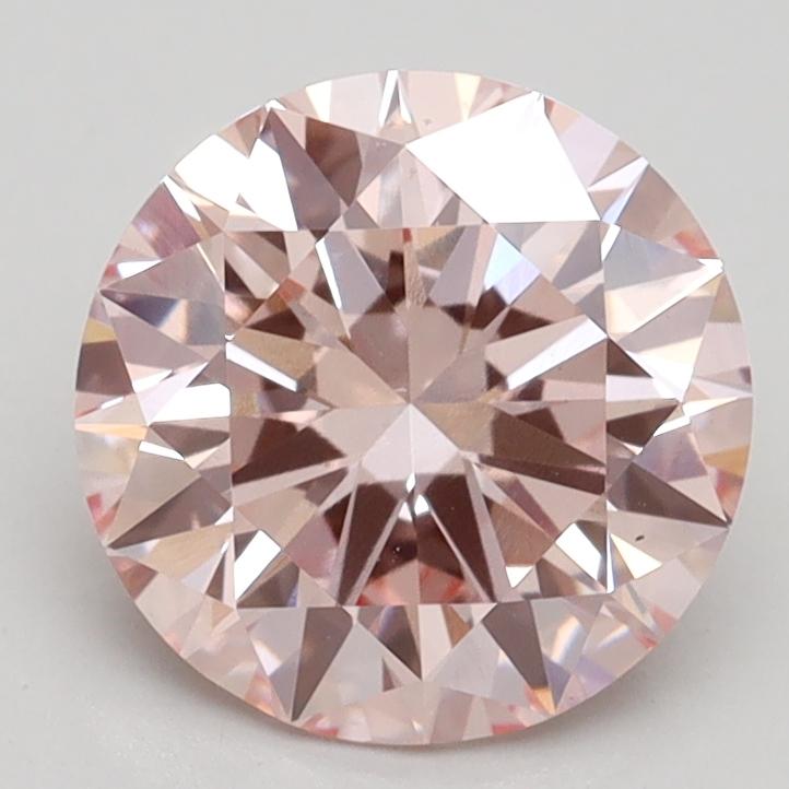 2.13 Ct. Fancy Intense Pink Round Lab Grown Diamond
