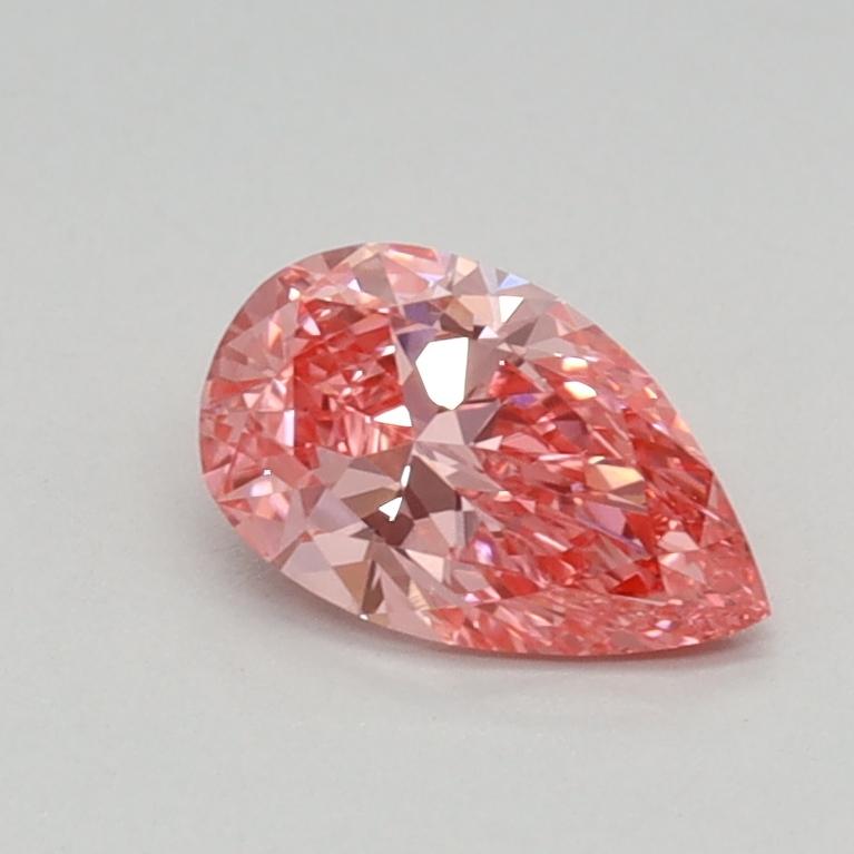 0.41 Ct. Fancy Vivid Pink Pear Lab Grown Diamond