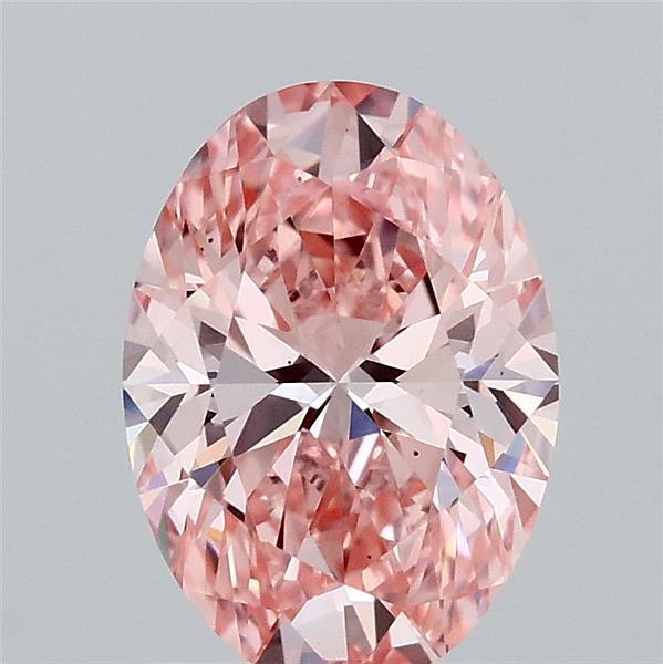 1.50 Ct. Fancy Vivid Pink Oval Lab Grown Diamond