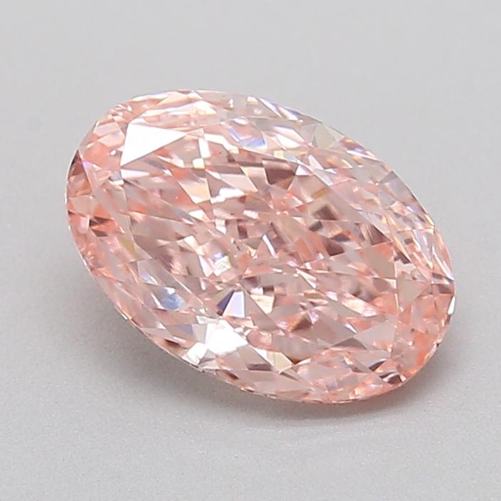1.14 Ct. Fancy Intense  Pink Oval Lab Grown Diamond