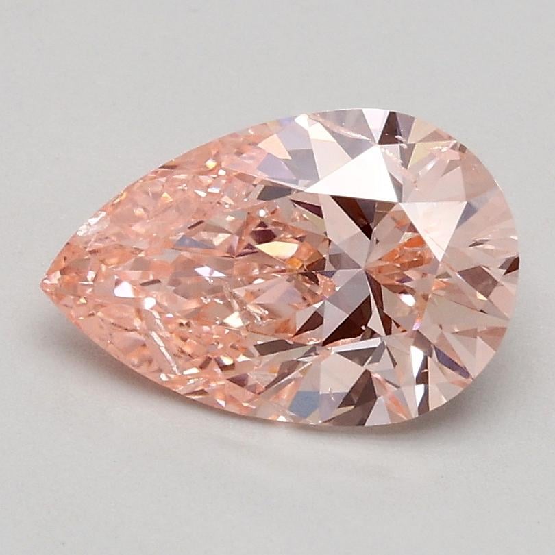1.00 Ct. Fancy Intense Pink Pear Lab Grown Diamond