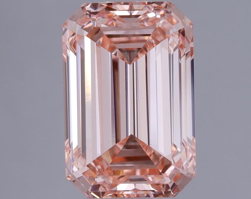 2.44 Ct. Fancy Intense Pink Emerald Lab Grown Diamond