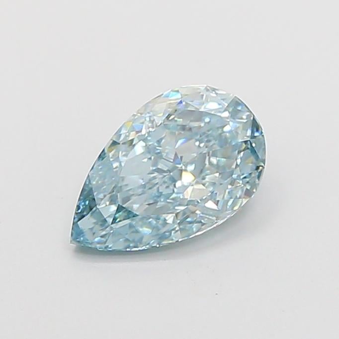 1.05 Ct. Fancy Intense  Blue Pear Lab Grown Diamond