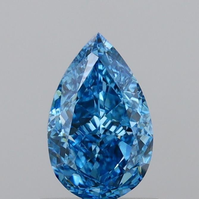 1.02 Ct. Fancy Vivid  Blue Pear Lab Grown Diamond