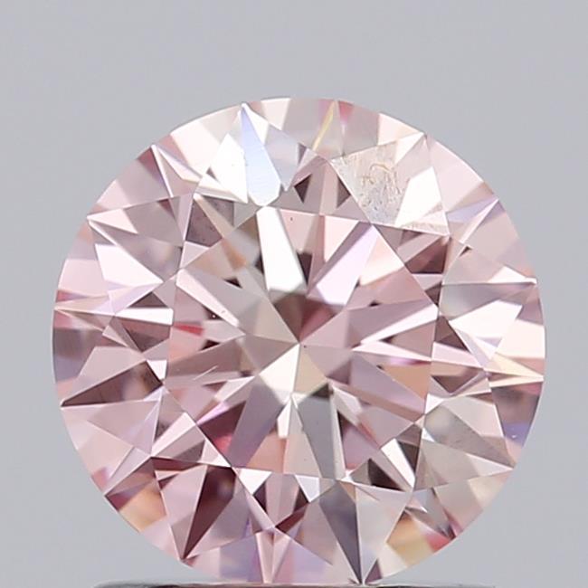 1.02 Ct. Fancy Intense Pink Round Lab Grown Diamond