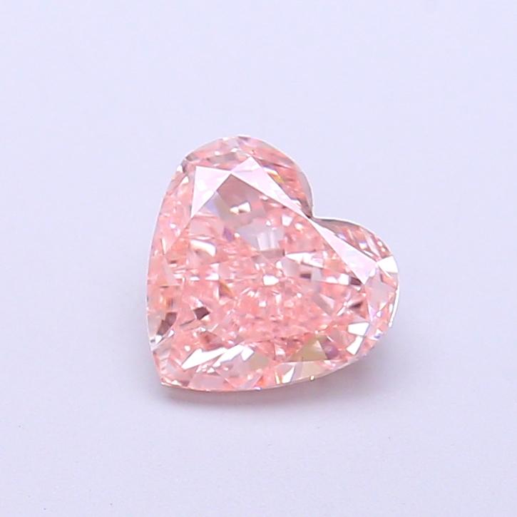 0.97 Ct. Fancy Intense  Pink Heart Lab Grown Diamond