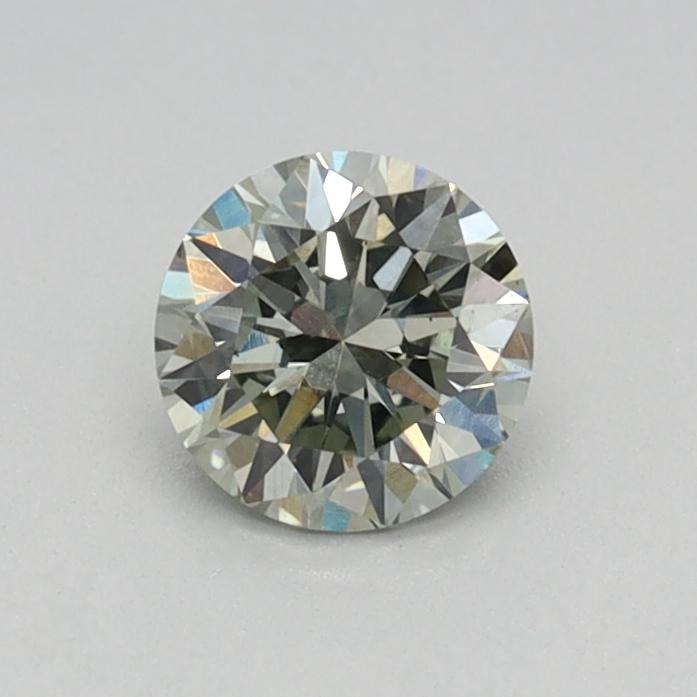 0.36 Ct. Fancy Intense Green Round Lab Grown Diamond