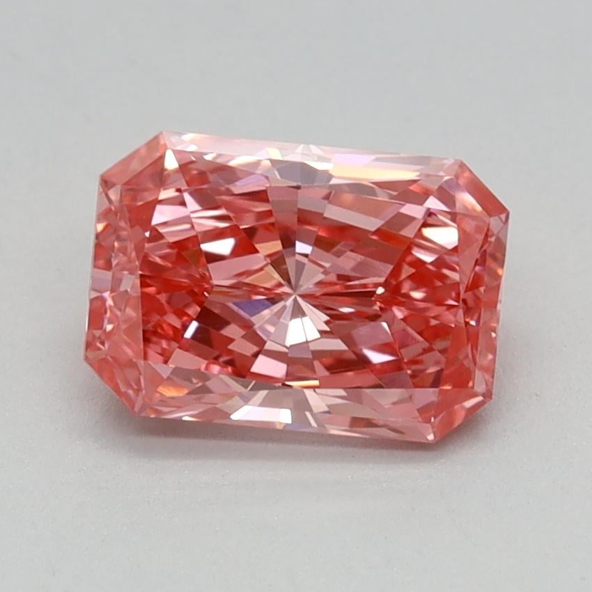 0.93 Ct. Fancy Vivid Pink Radiant Lab Grown Diamond