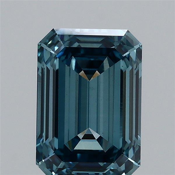 1.05 Ct. Fancy Vivid Blue Emerald Lab Grown Diamond