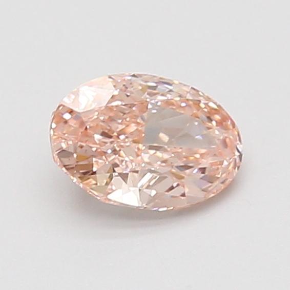0.70 Ct. Fancy Intense Pink Oval Lab Grown Diamond