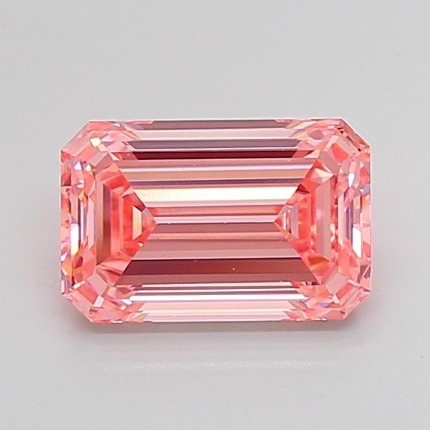 3.00 Ct. Fancy Vivid Pink Emerald Lab Grown Diamond
